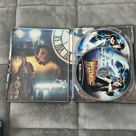 Back to the Future 35th Anniversary Limited Edition Trilogy Steelbook Bluray set